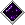 F2U - Square Purple Galaxy Brooch
