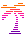 F2U - Gradient Palm Tree Left