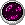 F2U - Circle Pink Galaxy Brooch