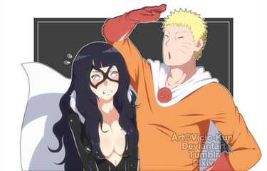 NaruHina month day 3- Superhero