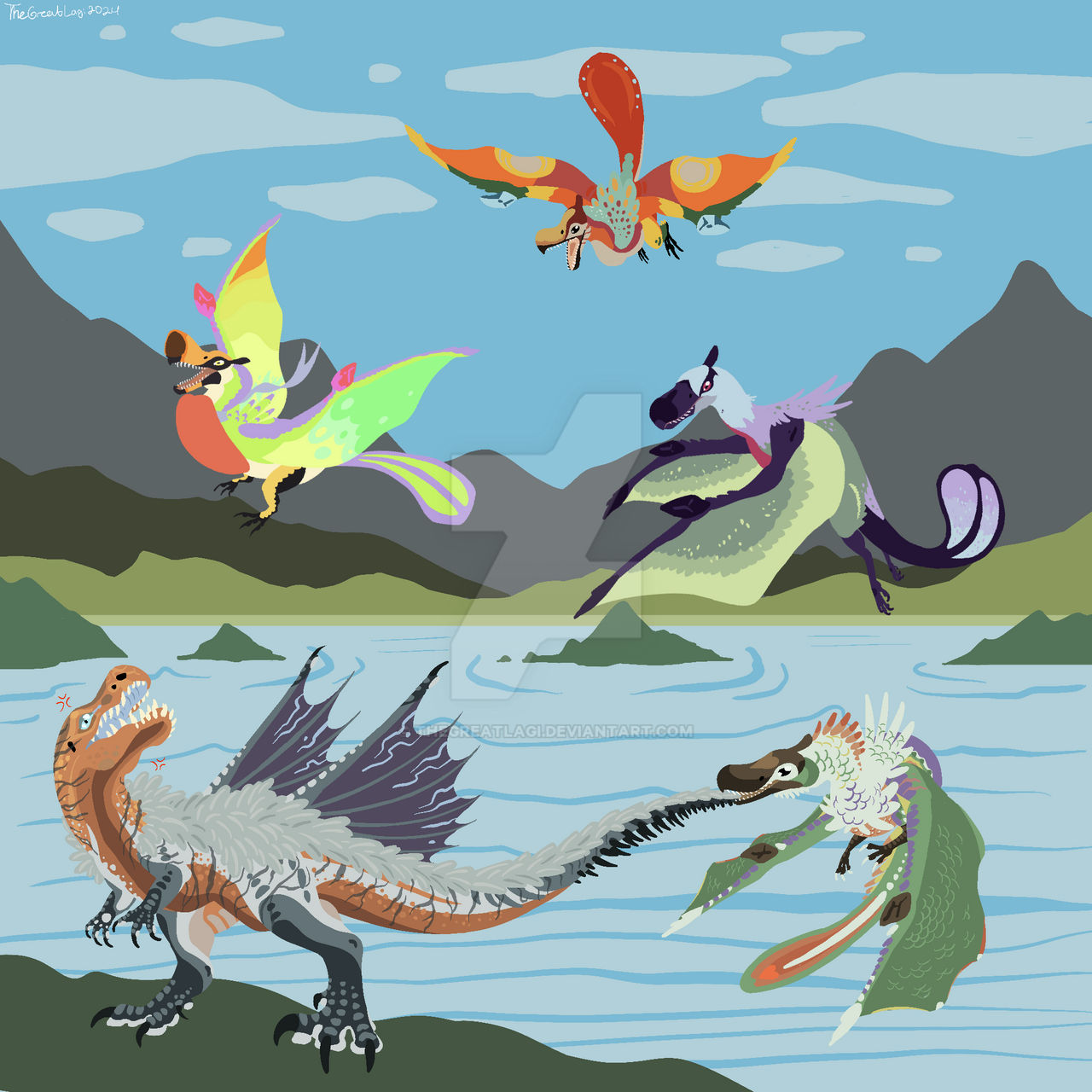Funny Ducks by TheGreatLagi on DeviantArt