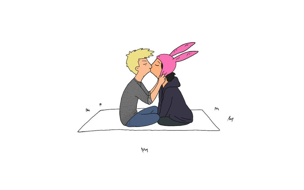 Louise Belcher and Logan Bush from Bob&#39;s Burgers by Bubofina on DeviantArt