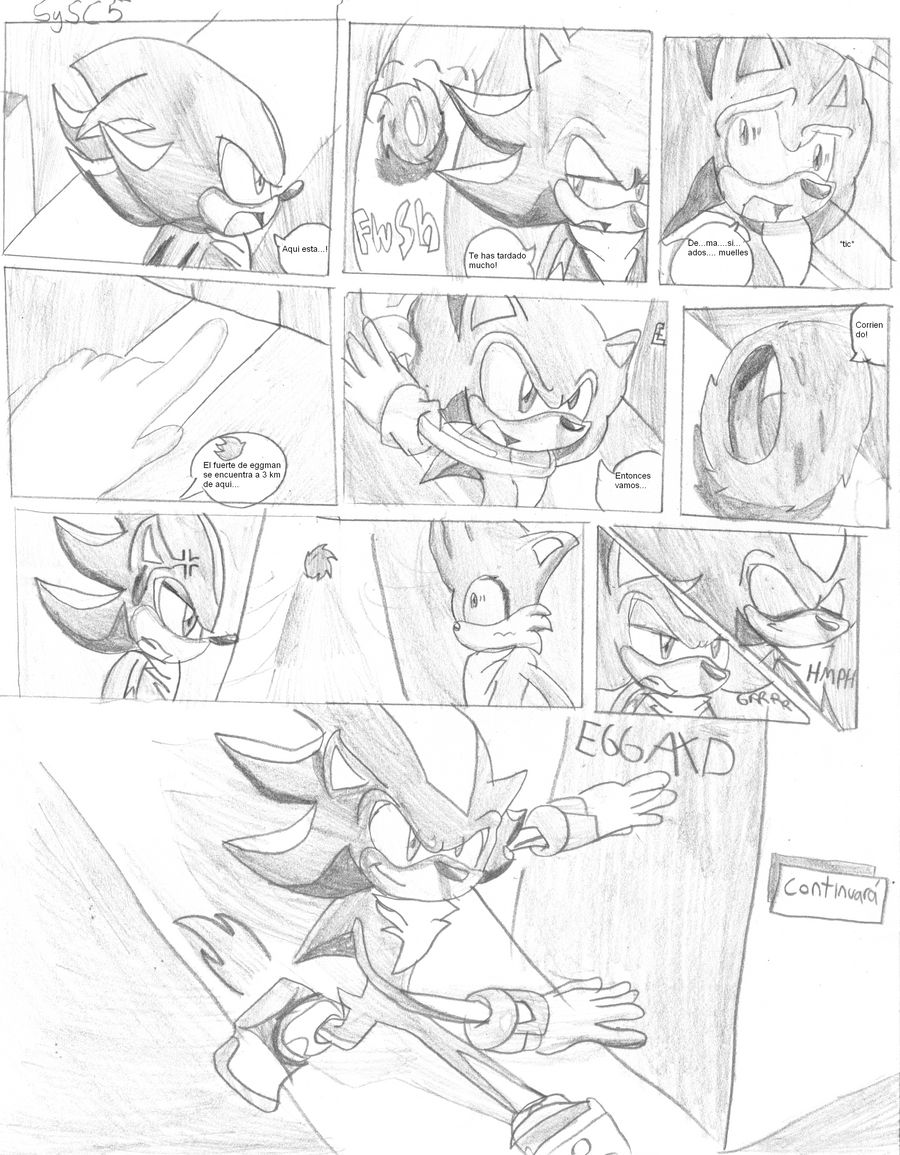 Sonic y Shadow Comic 5