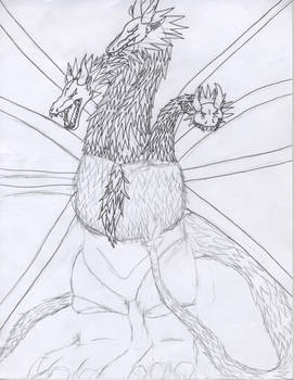 King Ghidorah WIP