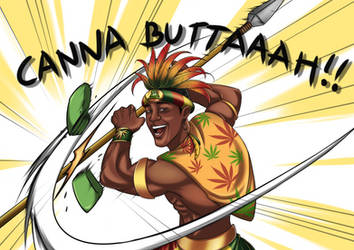 Cannabis Butter King by angrybudcom