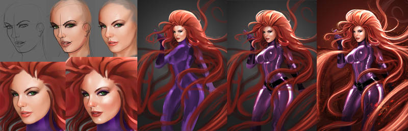 Medusa - Inhumans Marvel - Steps