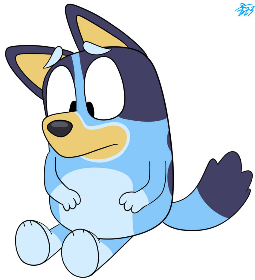 Bluey Heeler (redraw) by mcduck16 on DeviantArt