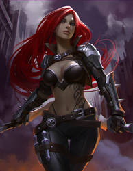 League of Legends fan art -Katarina