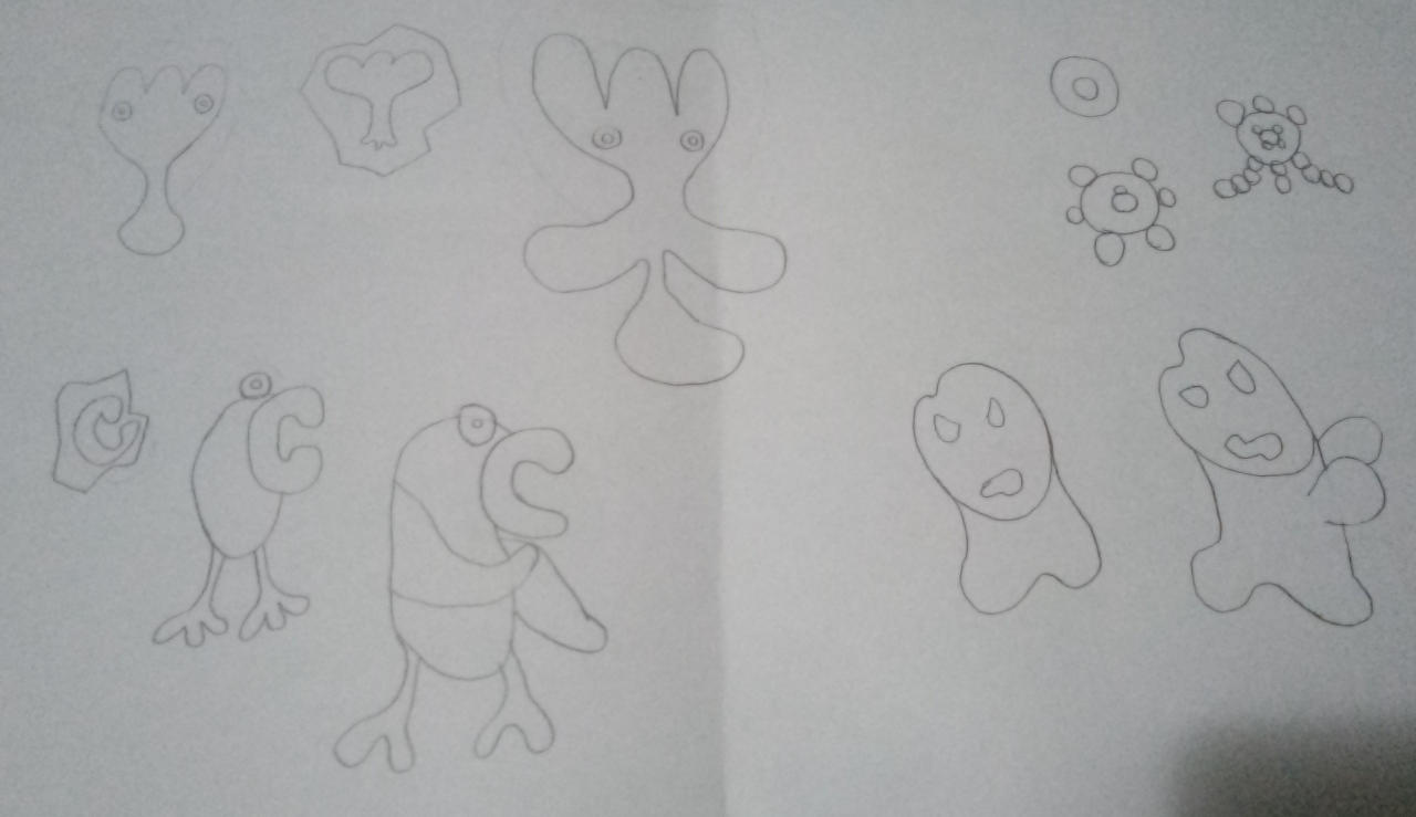 Fakemon sketches by ausowe07252 on DeviantArt