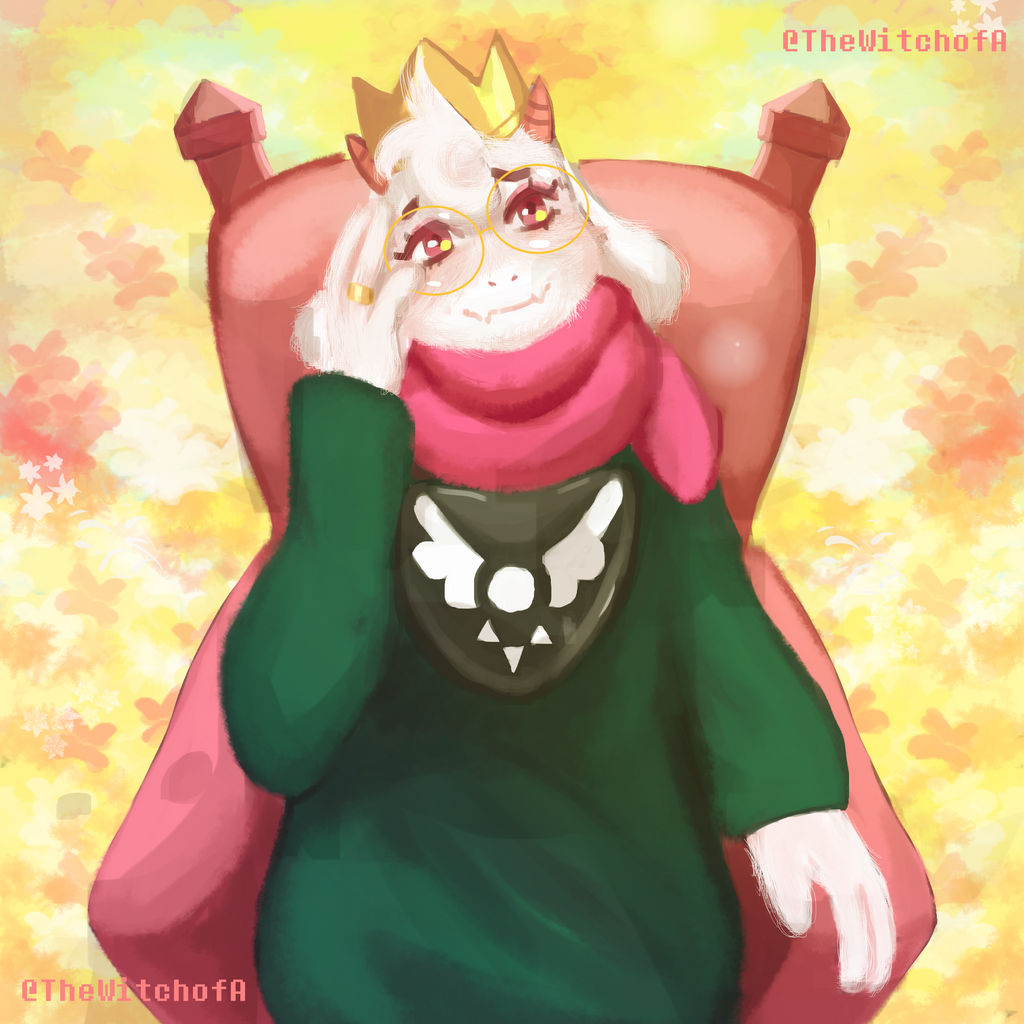 Ralsei Royal by TheWitchOfArt on DeviantArt