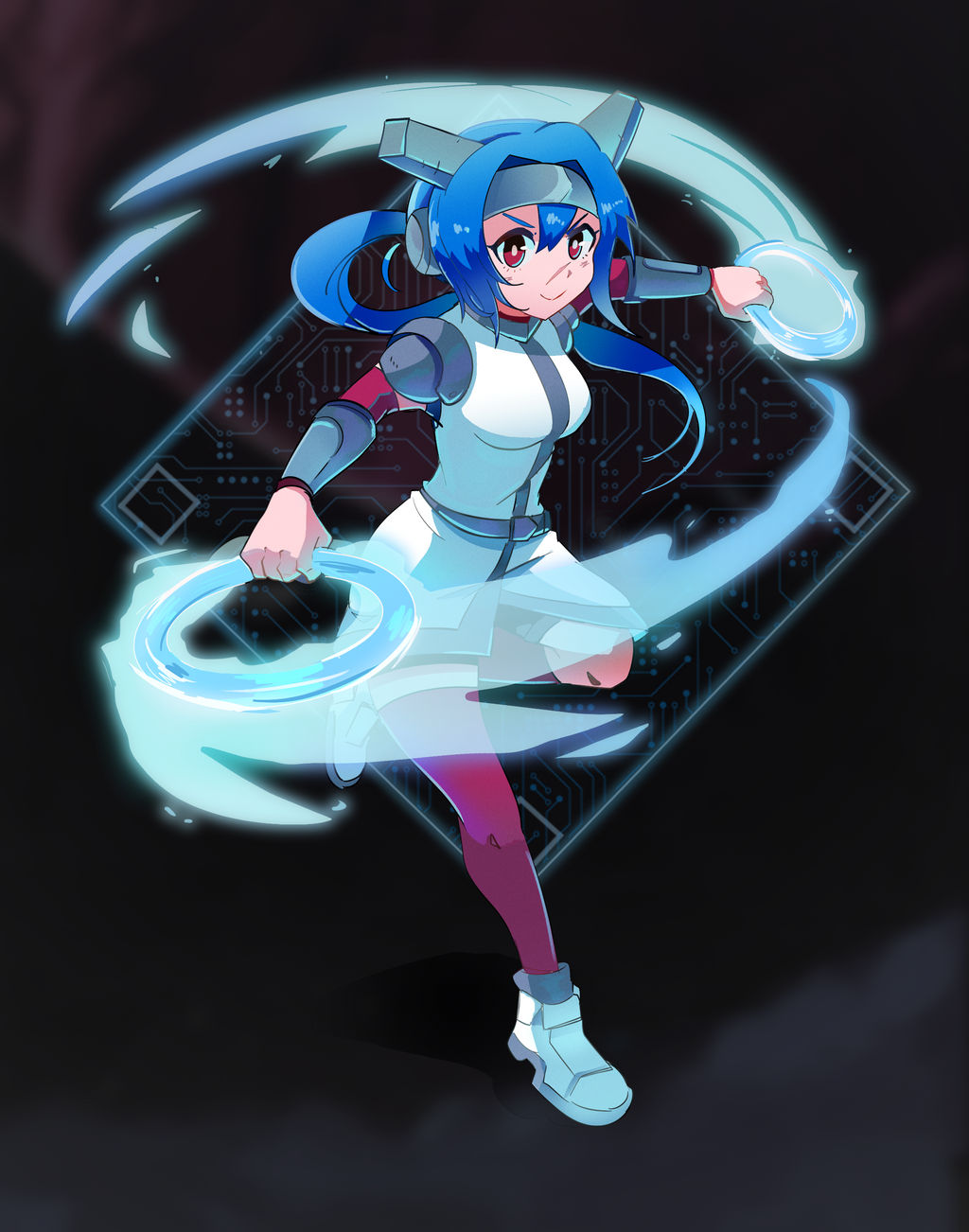 Hi Lea! from Crosscode by Islud on DeviantArt
