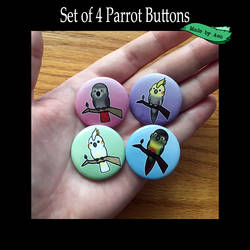 Parrot Buttons (Set 1)
