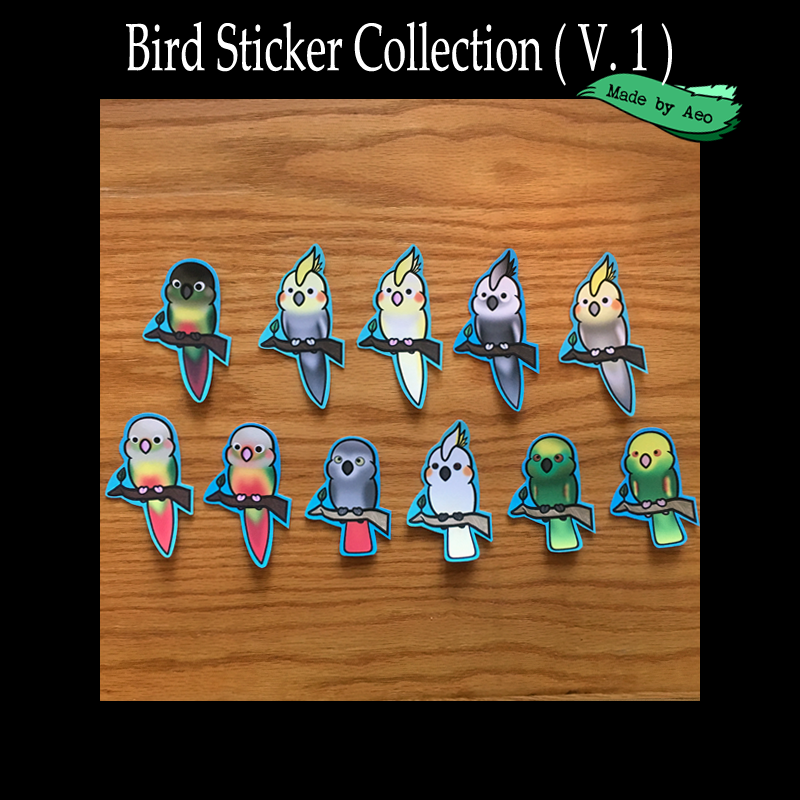 Parrot Stickers ( v.1 )