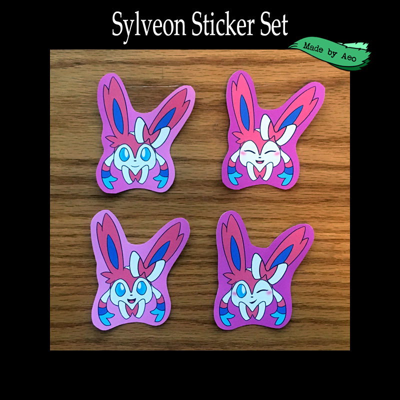 Sylveon Stickers by SPPlushies on DeviantArt