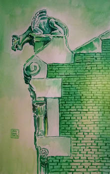 Inktober2022: Day 1 Gargoyle