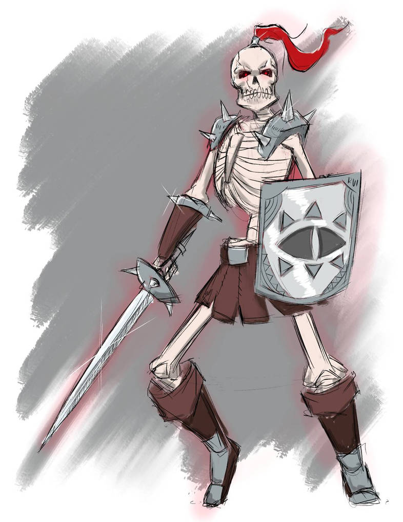 The Skeleton Guard by RV1KING on DeviantArt