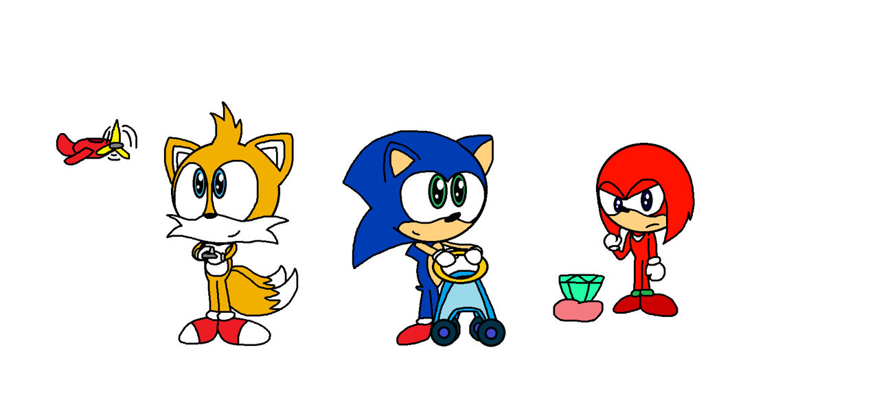 Team Sonic As Kids by TKMsLux on DeviantArt