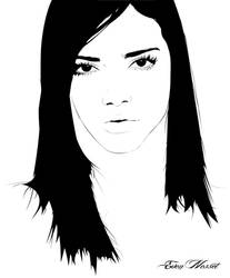 Adriana Lima lineart