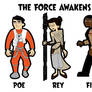 Star Wars The Force Awakens Retro Cartoon