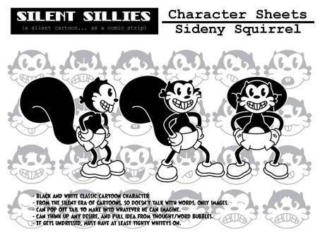 Sidney Squirrel character sheet