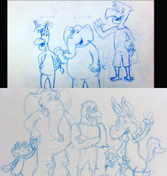 Political Zoo sketch