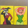 Sketch Cards - Harley and Ivy