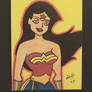 Sketchcard - Wonder Woman 