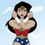 Wonder Woman pose