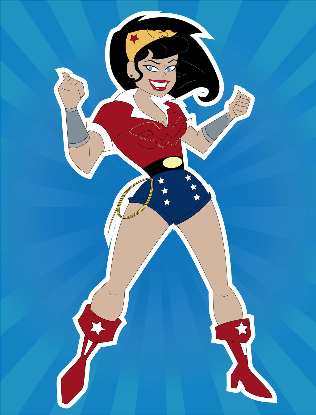 DC Bombshells Animated style - Wonder Woman