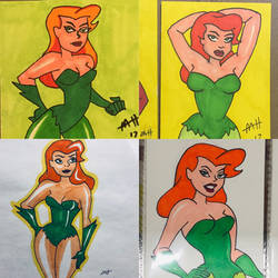 Poison Ivy - Sketch comparison