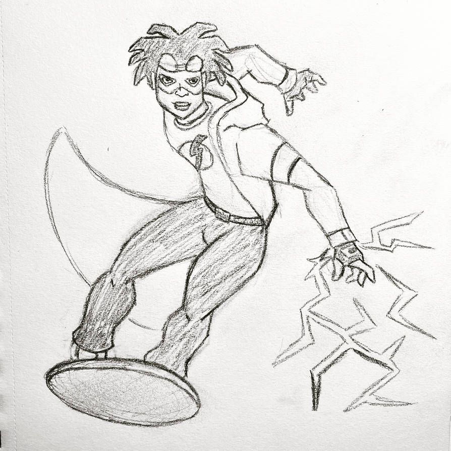 Static Shock Sketch by JK-Antwon on DeviantArt