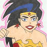 WW sketch card - Justice League Action