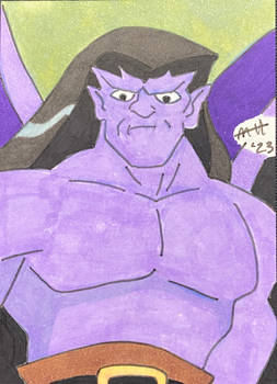 Spooky Sketch Card - 10 Goliath