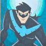 Nightwing Sketch card 