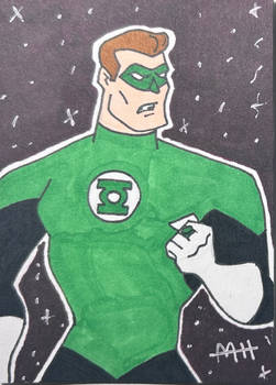 Hal (Green Lantern TAS sketch card