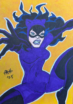 Catwoman sketch card