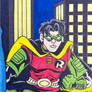 Robin sketch card