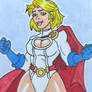 PowerGirl sketch card
