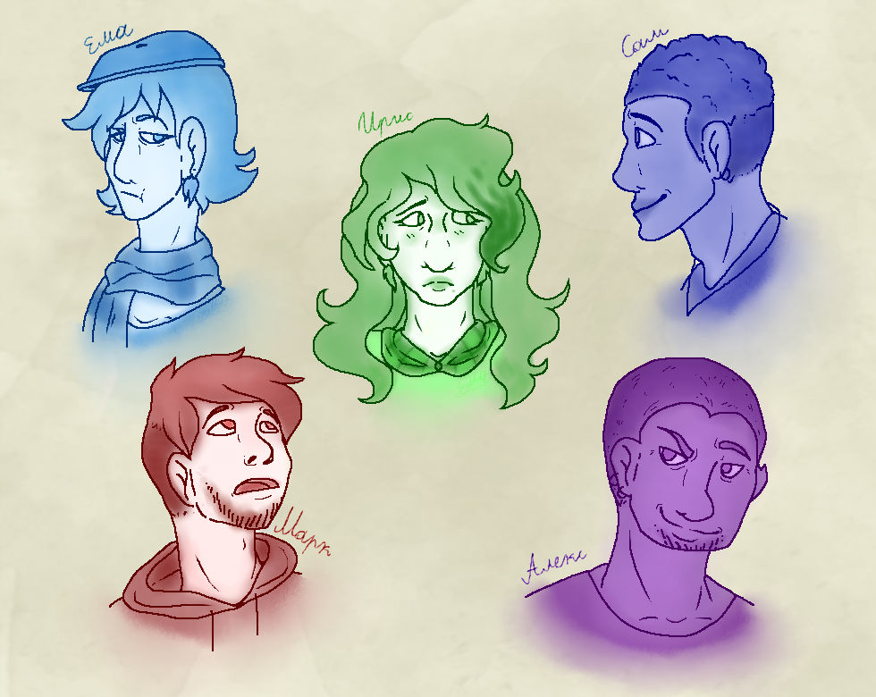 Some colors as humans (The colors) by Emamaria on DeviantArt
