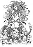 Medusa Lineart by gildeneye