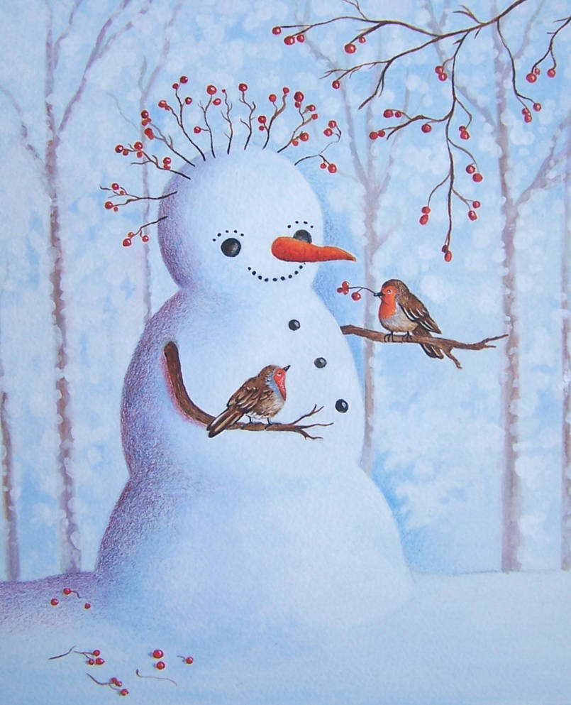 Snowman by IreneShpak