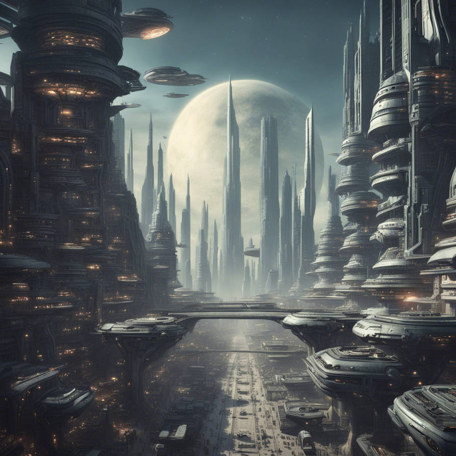 An Sci fi alien city by windblade812 on DeviantArt