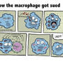 How the macrophage got sued