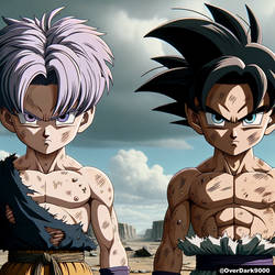 Trunks and Goten Post-Fight