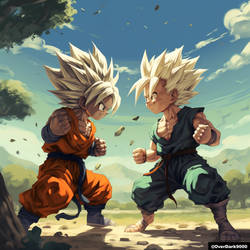 Goten and Trunks Super Saiyan