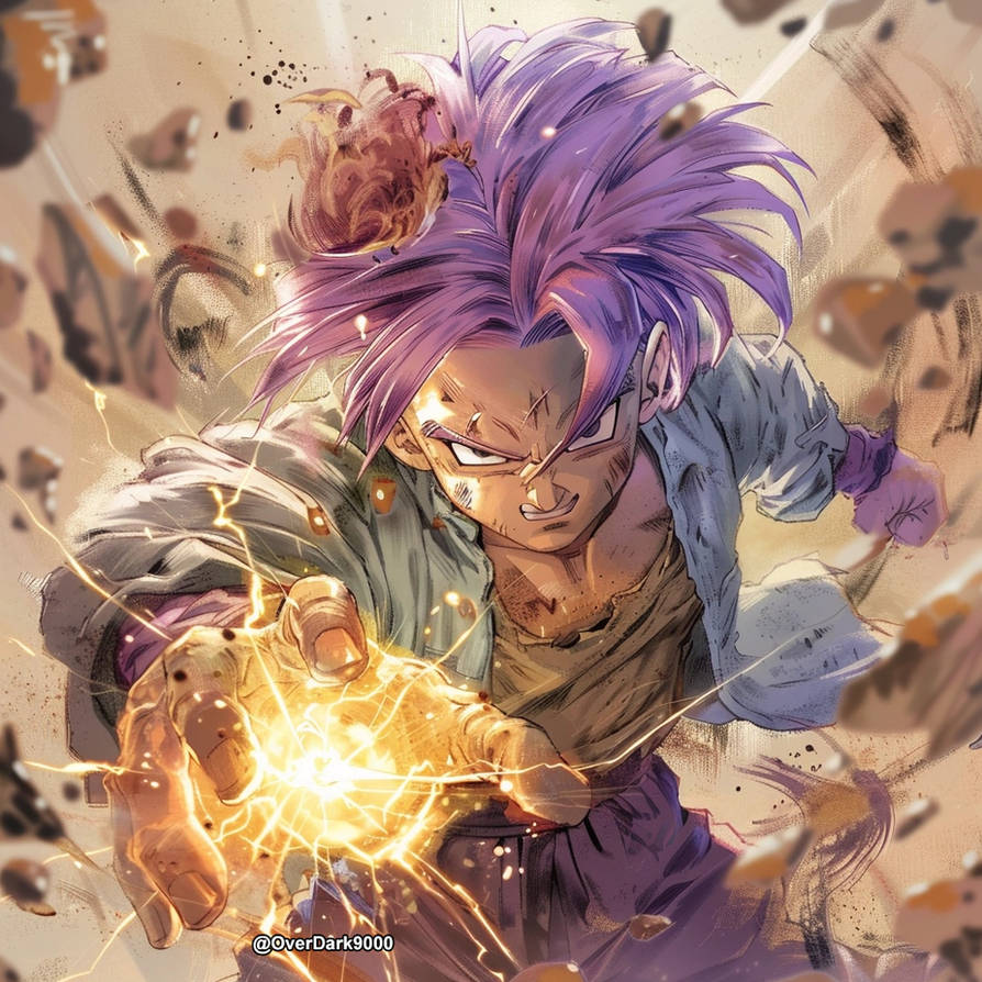 Angry Teen Trunks by OverDark9000 on DeviantArt