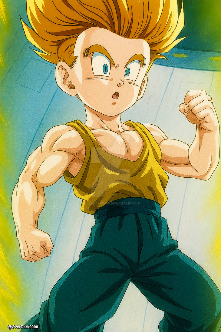 Super Saiyan Trunk in the Gravity Machine by OverDark9000 on DeviantArt