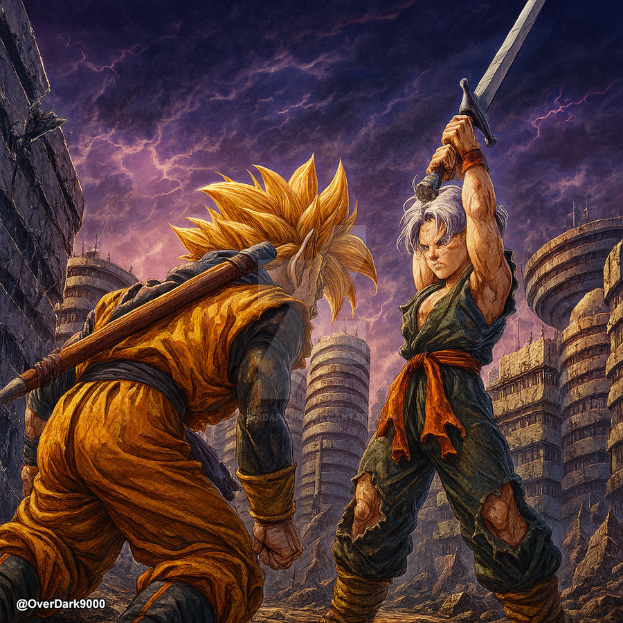Trunks Tapion Trunks and Tapion by OverDark9000 on DeviantArt