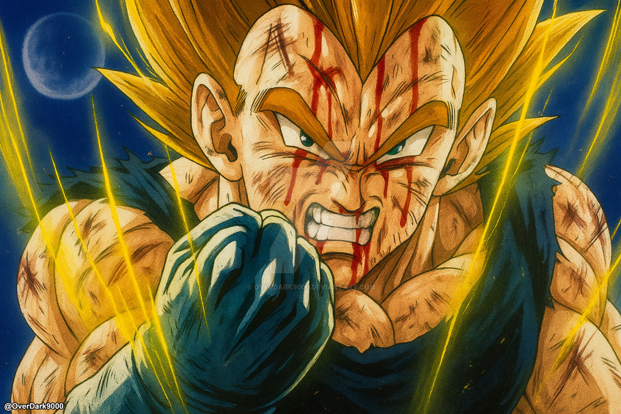 The Saiyan Prince! VEGETA! by OverDark9000 on DeviantArt