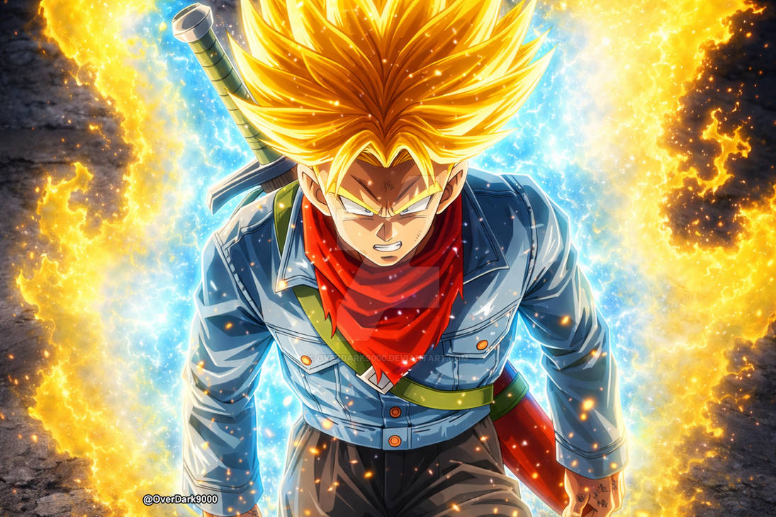 Ss Trunks Super Saiyan Future Trunks by OverDark9000 on DeviantArt
